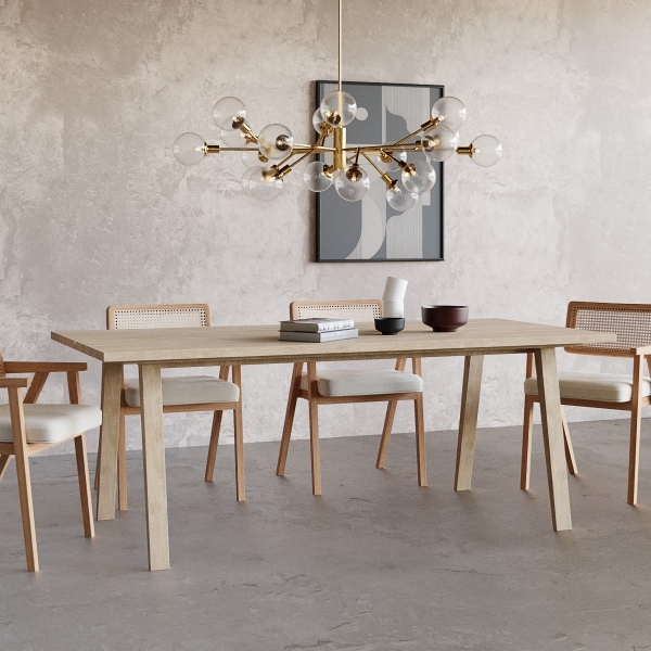 A Line 8-10 Seat Extendable Dining Table, Oak