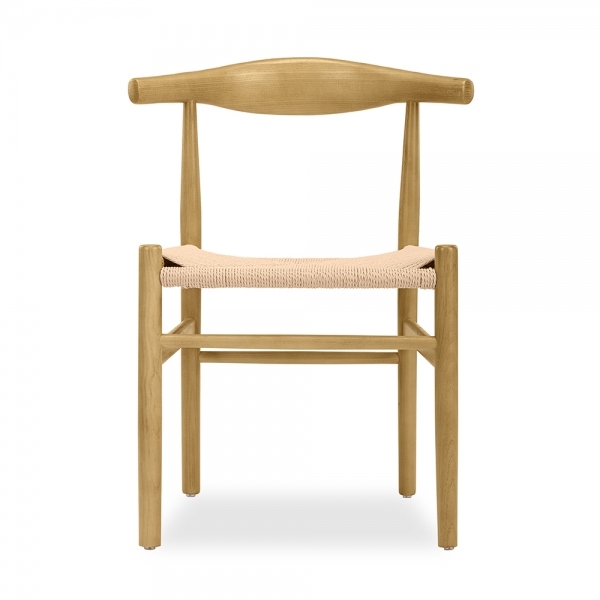 Aalborg Wooden Dining Chair, Natural Weave & Natural