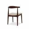 Aalborg Wooden Dining Chair, Speckled Stone Sustainable Boucle & Walnut