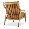 Adelaide Armchair, Tan Leather