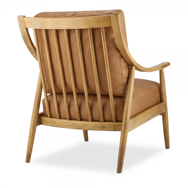 Adelaide Armchair, Tan Leather