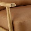 Adelaide Armchair, Tan Leather