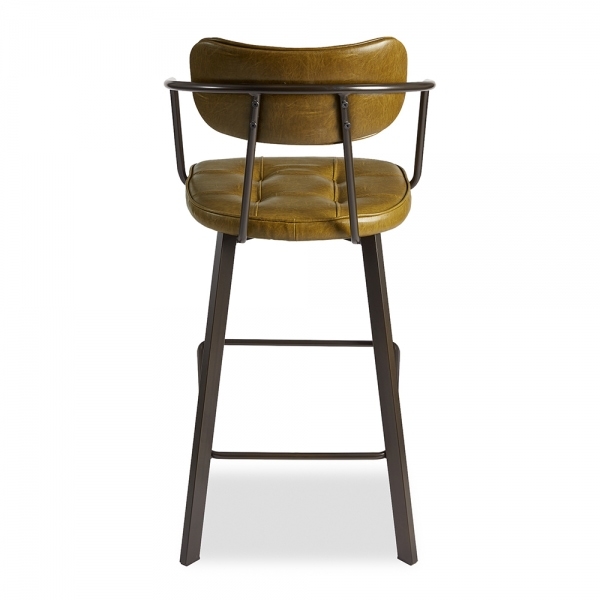 Algora Bar Stool, Vintage Gold