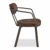 Algora Carver Dining Chair, Vintage Brown