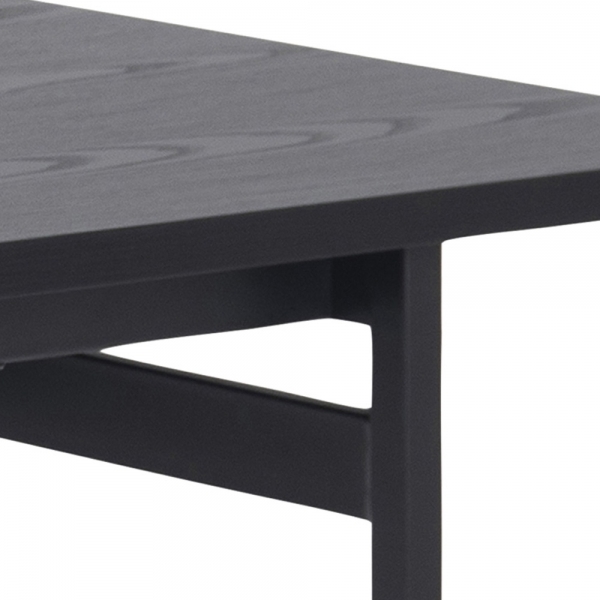Angus 8 Seat Dining Table, Black Ash