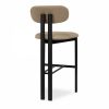 Arbor Bar Stool, Latte Sustainable Fabric