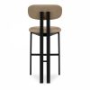 Arbor Bar Stool, Latte Sustainable Fabric