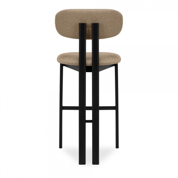 Arbor Bar Stool, Latte Sustainable Fabric