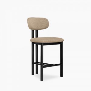 Arbor Kitchen Stool, Latte Sustainable Fabric