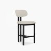 Arbor Kitchen Stool, Speckled Stone Sustainable Boucle