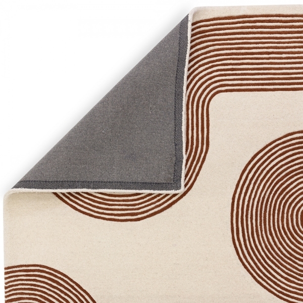 Archie Hand Tufted Rug, Beige & Brown