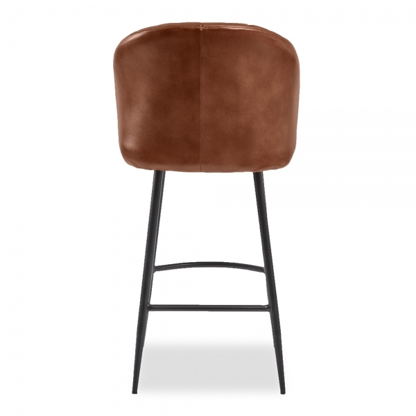 Argyle Bar Stool, Bruciato Tan