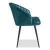 Argyle Leather Tub Chair, Vintage Blue