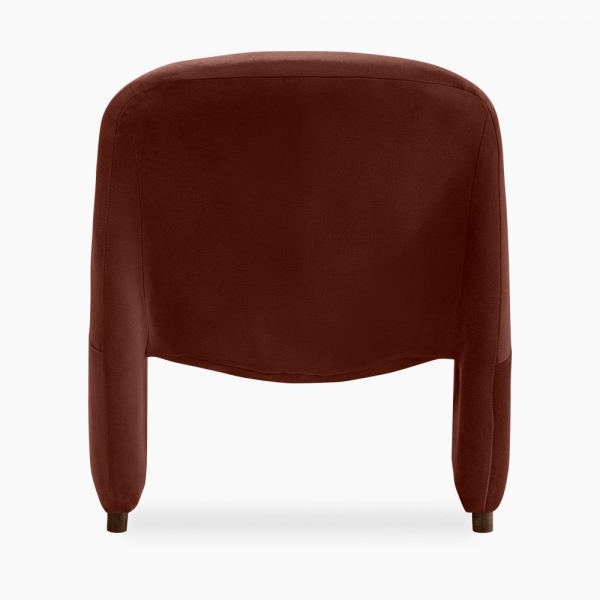 Arlet Accent Chair, Rust Sustainable Velvet