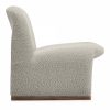 Arlet Accent Chair, Speckled Stone Sustainable Boucle