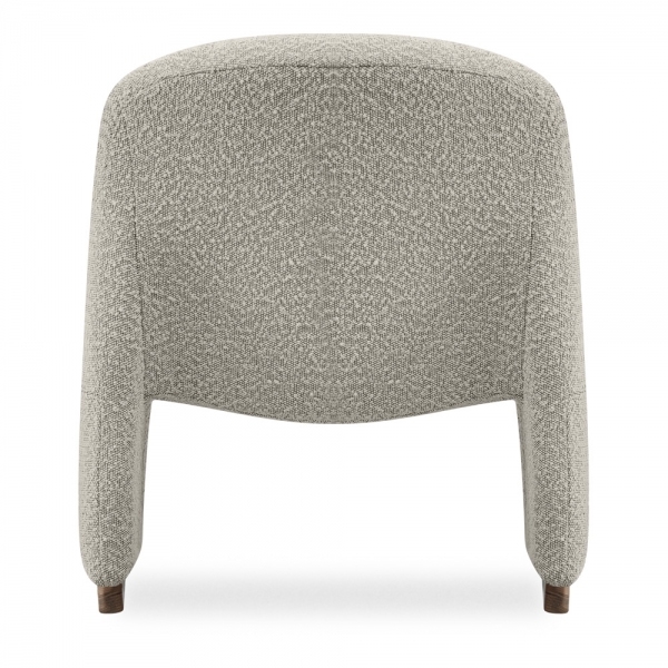 Arlet Accent Chair, Speckled Stone Sustainable Boucle