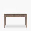 Arno Console Table, Grey Mango Wood & White Marble