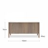 Arno Sideboard, Grey Mango Wood & White Marble
