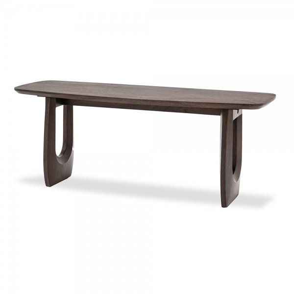 Asher Dining Bench, Dark Mango Wood