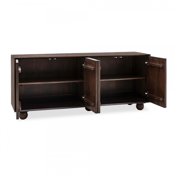 Asher Large Sideboard, Dark Mango Wood