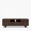 Asher TV Stand, Dark Mango Wood