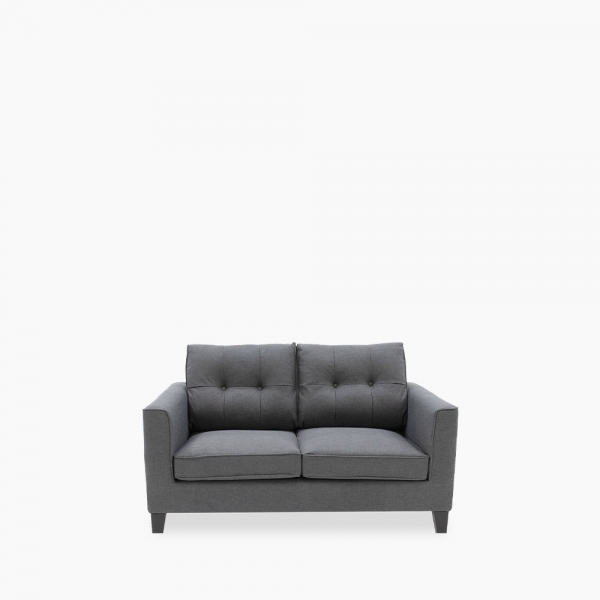 Astrid 2 Seater Sofa, Charcoal Grey