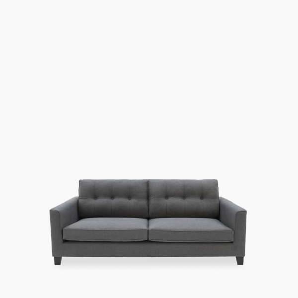 Astrid 3 Seater Sofa, Charcoal Grey