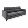 Astrid 3 Seater Sofa, Charcoal Grey