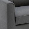 Astrid 3 Seater Sofa, Charcoal Grey