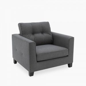 Astrid Armchair, Charcoal Grey