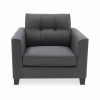 Astrid Armchair, Charcoal Grey