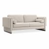 Ava 3 Seater Sofa, Speckled Stone Sustainable Boucle