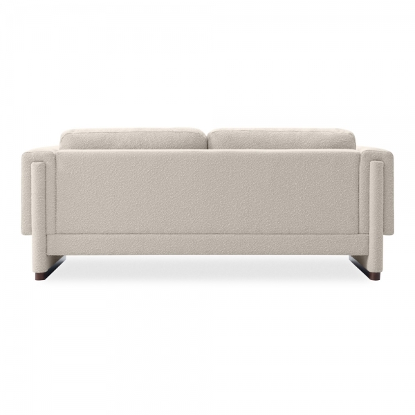 Ava 3 Seater Sofa, Speckled Stone Sustainable Boucle