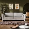 Ava 3 Seater Sofa, Speckled Stone Sustainable Boucle