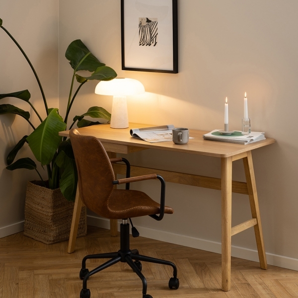 Barnett Office Desk, Oak