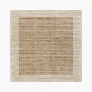 Beacon Hand Tufted Square Rug, Taupe