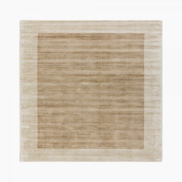 Beacon Hand Tufted Square Rug, Taupe