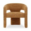 Bellamy Accent Chair, Speckled Honey Sustainable Boucle