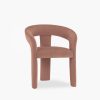 Bellamy Carver Dining Chair, Blush Pink Sustainable Velvet