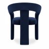Bellamy Carver Dining Chair, Royal Blue Sustainable Velvet