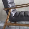 Berkeley Armchair, Vintage Black Leather