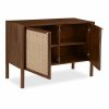 Bourton Sideboard, Dark Mango Wood & Cane