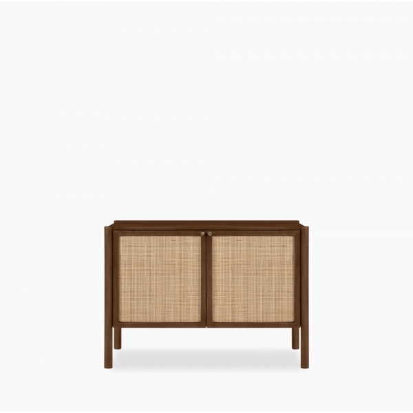 Bourton Sideboard, Dark Mango Wood & Cane