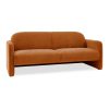 Bowie 3 Seater Sofa, Amber Orange
