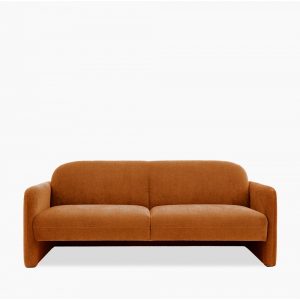 Bowie 3 Seater Sofa, Amber Orange