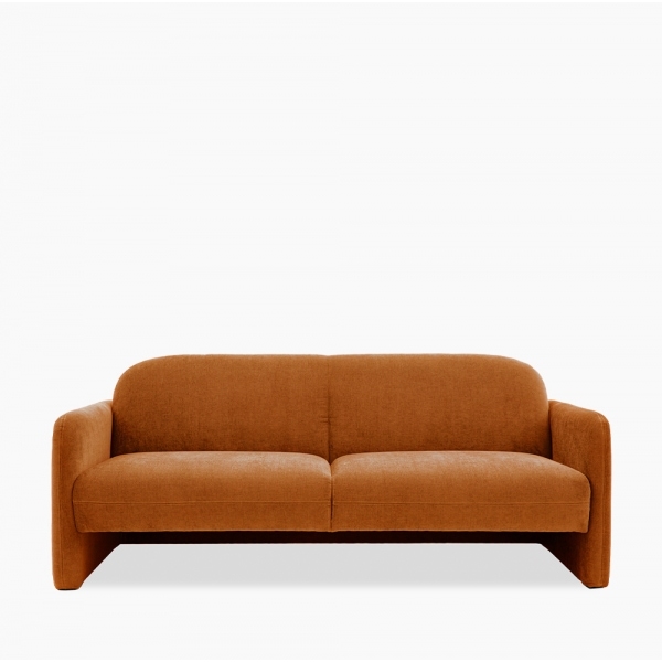 Bowie 3 Seater Sofa, Amber Orange