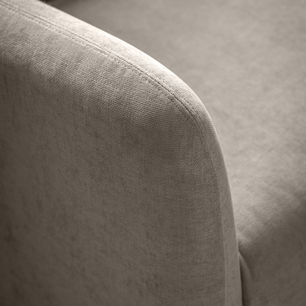 Bowie 3 Seater Sofa, Cool Cream