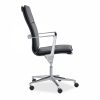 Bria High Back Office Chair, Black & Chrome
