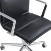Bria High Back Office Chair, Black & Chrome