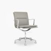 Bria Low Back Office Chair, Grey & Chrome